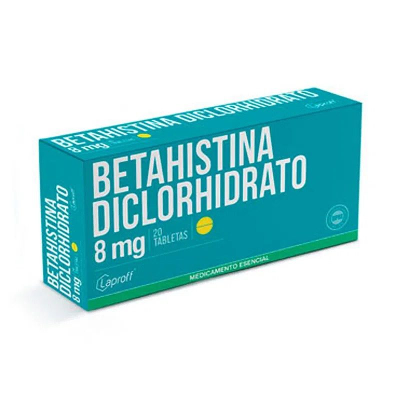 BETAHISTINA 8 MG X 20 TAB (LAPROFF)