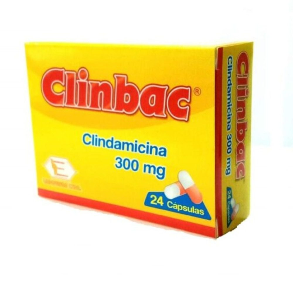 CLINBAC (CLINDAMICINA) 300 MG X 24 CAP--LABQUIFAR
