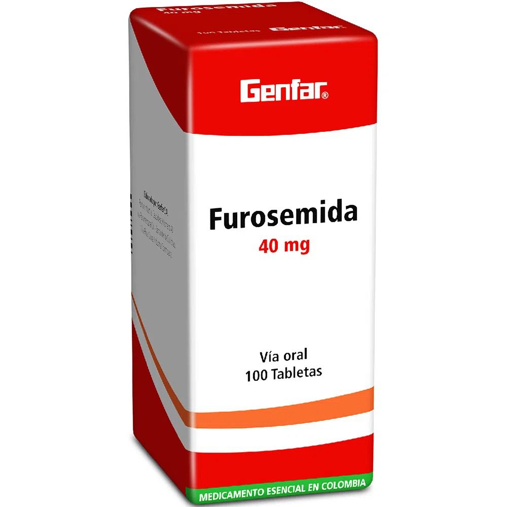 FUROSEMIDA 40 MG X 100 TAB (GENFAR)