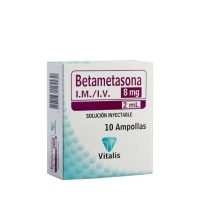 BETAMETASONA 8MG/2ML X 10 UNIDADES(VITALIS) AVERIA