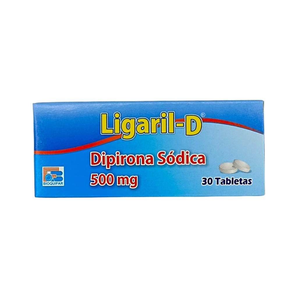 LIGARIL-D (DIPIRONA) 500 MG X 30 TAB--BIOQUIFAR