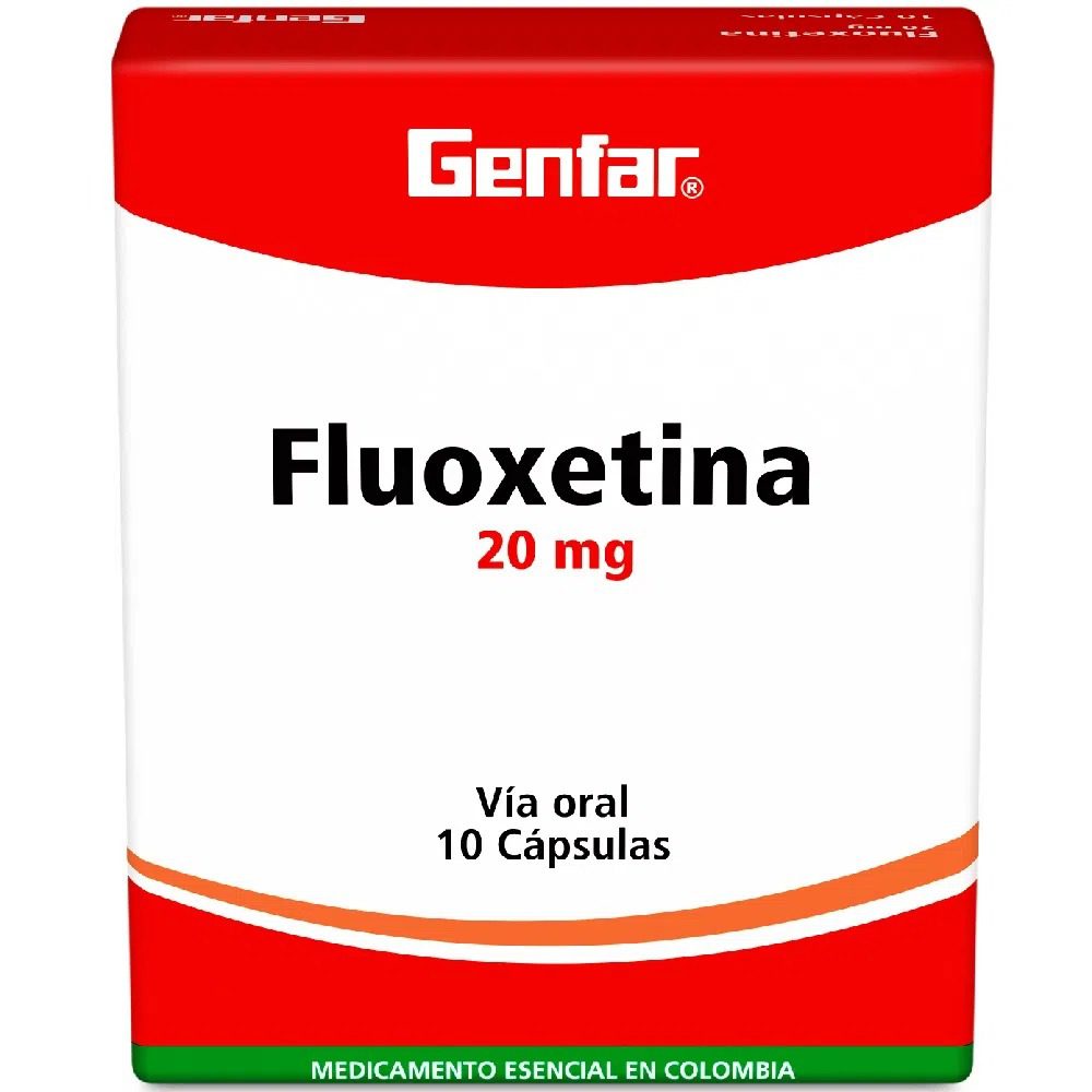FLUOXETINA 20 MG X 10 CAP (GENFAR)