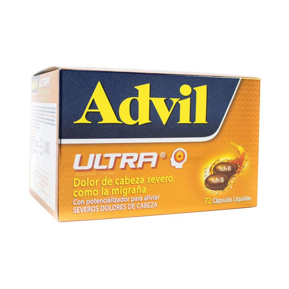 ADVIL ULTRA X 72 CAP (PFIZER)