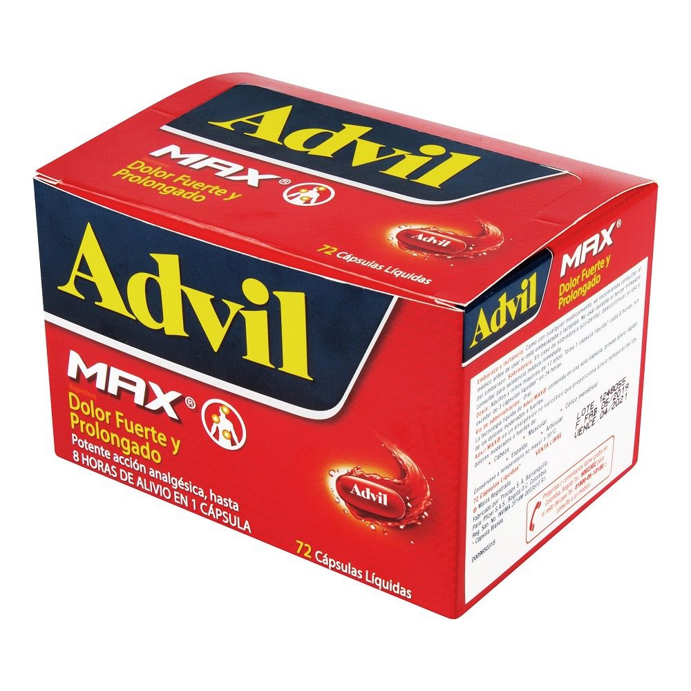 ADVIL MAX X 72 CAP (PFIZER)
