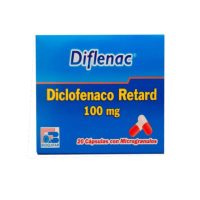 DIFLENAC  (DICLOFENACO RETARD) 100MG  X 20CAP--BIOQUIFAR