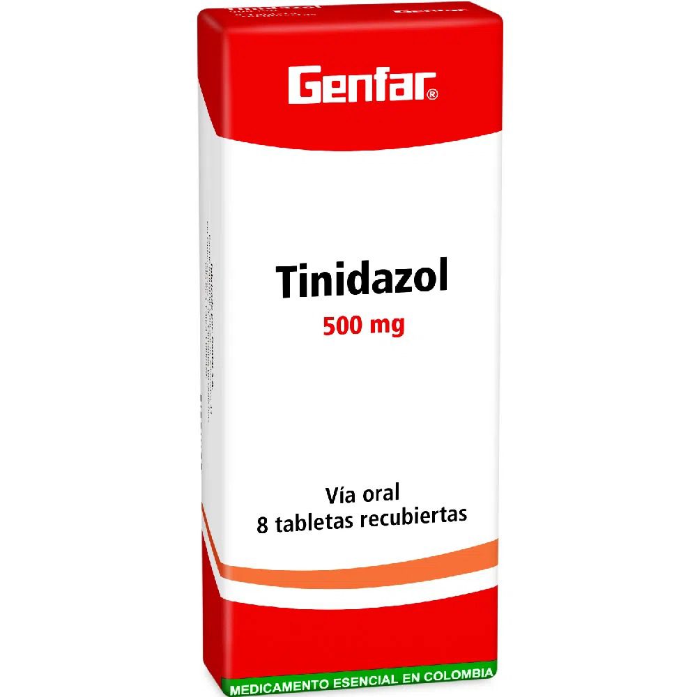 TINIDAZOL 500 MG X 8 TAB (GENFAR)
