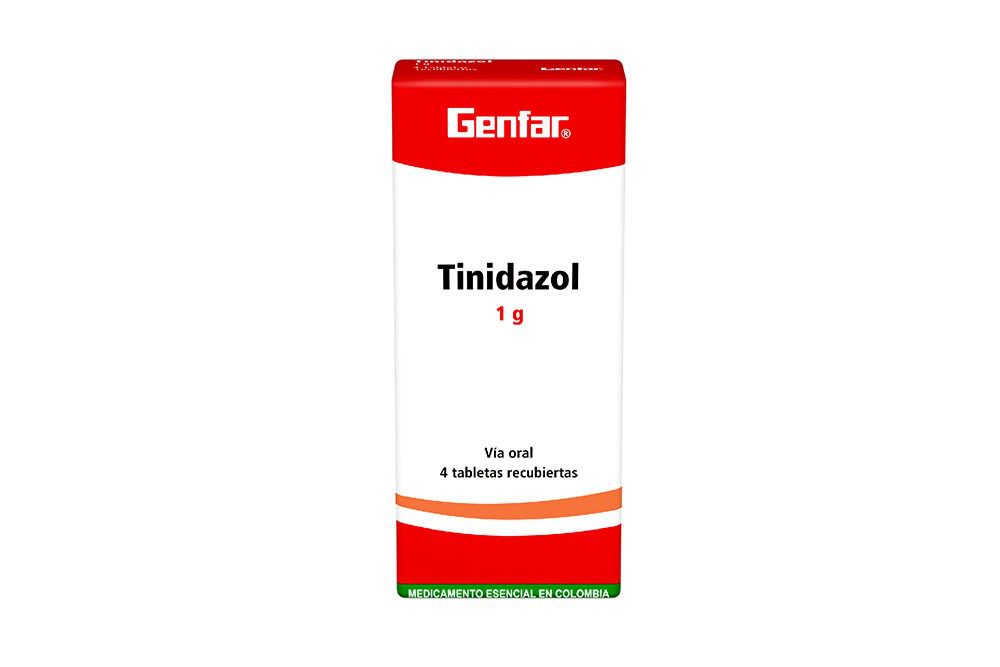 TINIDAZOL 1 GR X 4 TAB (GENFAR)