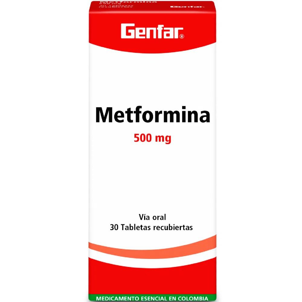 METFORMINA 500 CAJA X 30 (GENFAR)