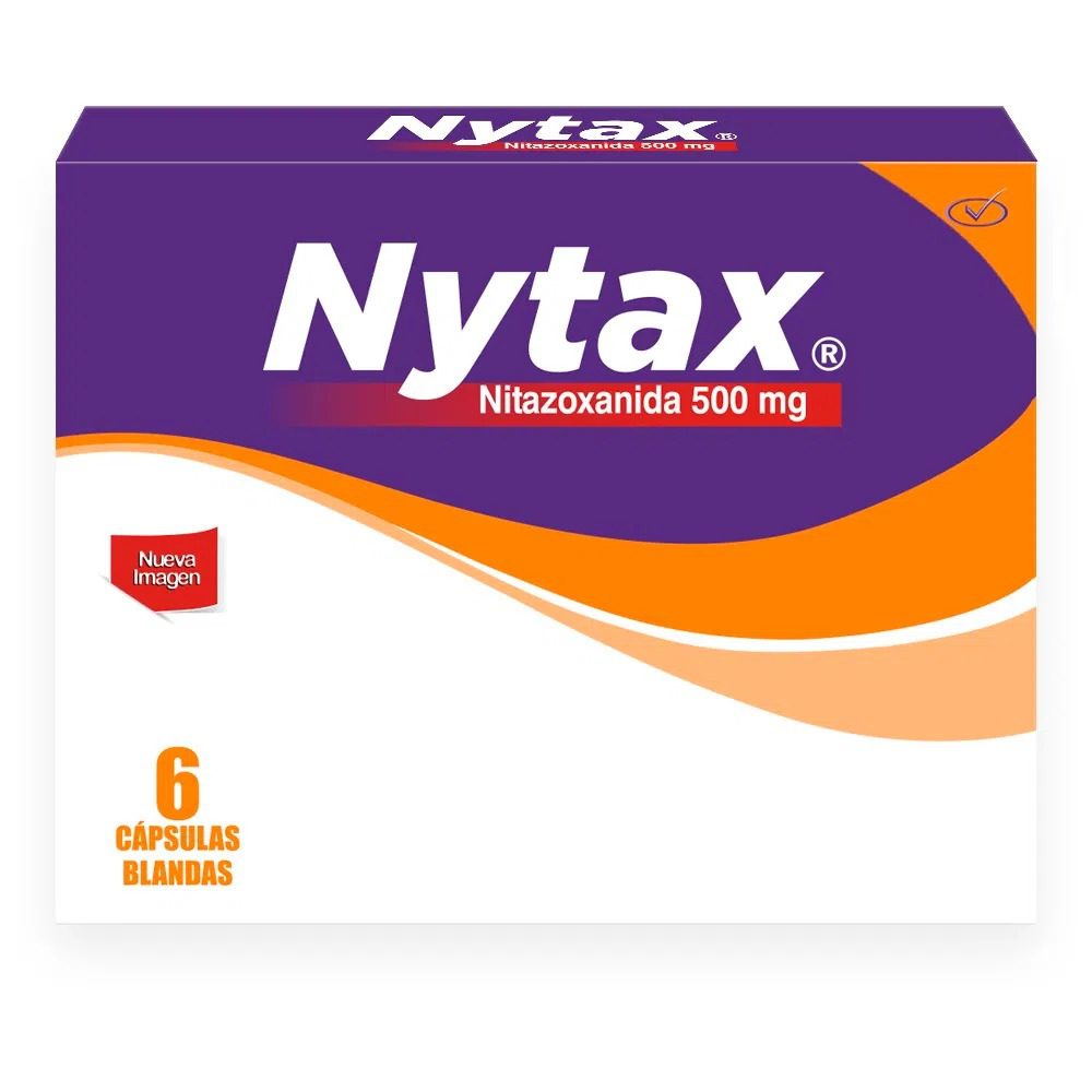 NYTAX 500 MG  (NITAZOXANIDA)  X 6 CAP (PROCAPS)