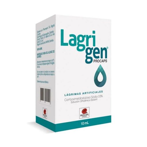 LAGRIGEN GOTAS OFT (CARBOXIMETILCELULOSA 5MG/ML) FCO X 10 ML (PROCAPS)