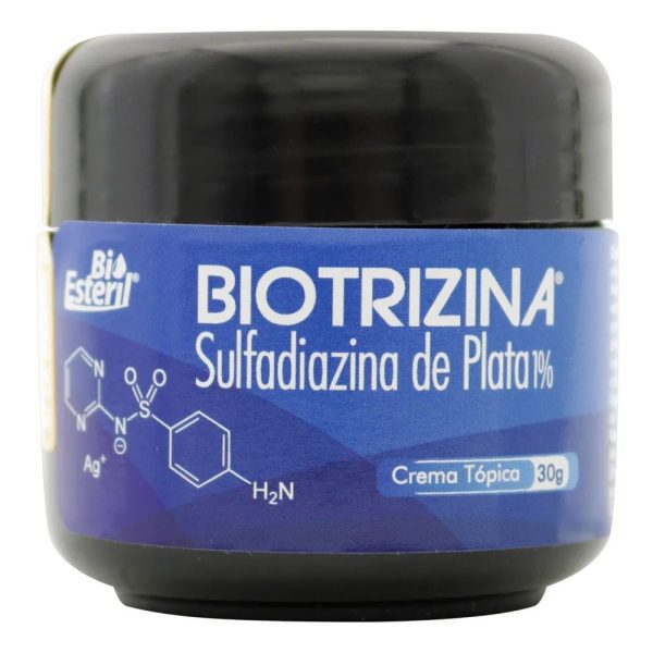 BIOTRIZINA (SULFADIAZINA DE PLATA) TUBO X 30 GR--BIO ESTERIL