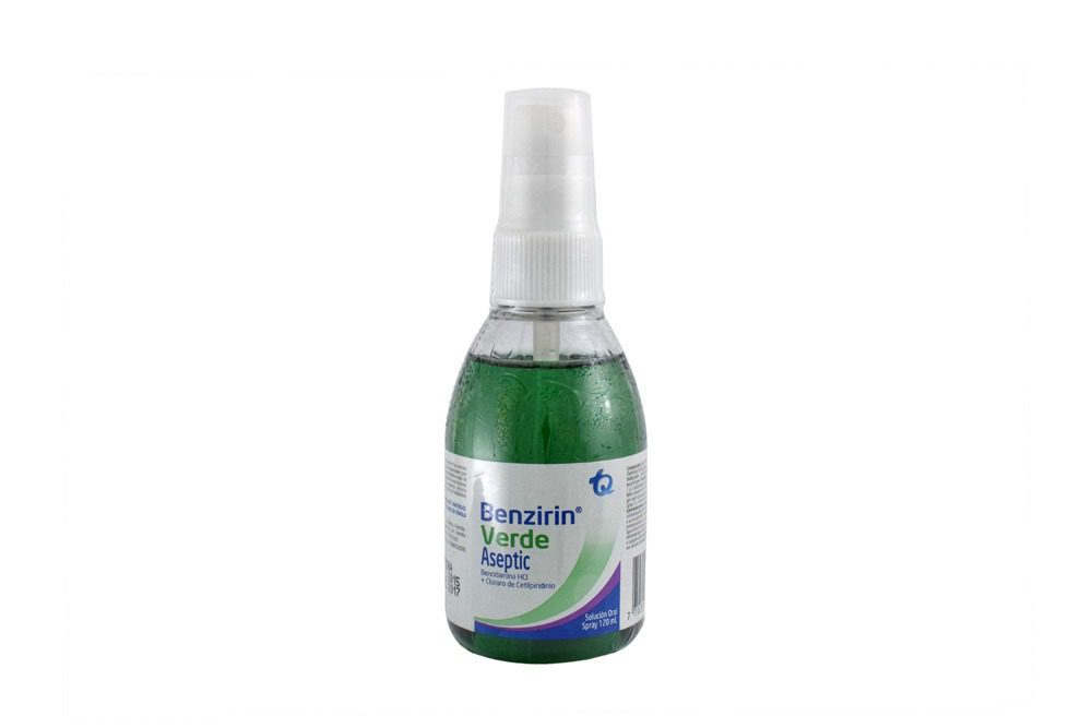 BENZIRIN VERDE ASEPTIC SPRAY X 120ML (TQ)