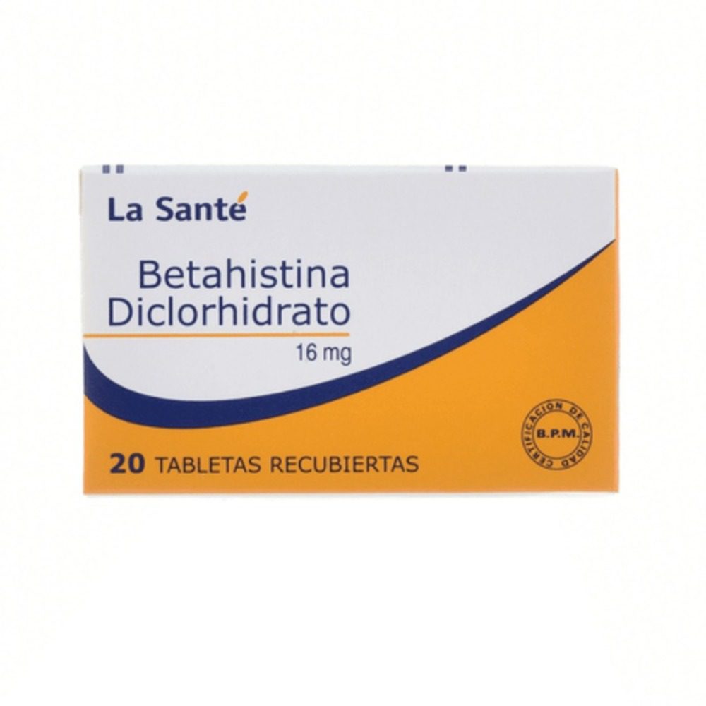 BETAHISTINA 16MG X 20 TAB (LA SANTE)