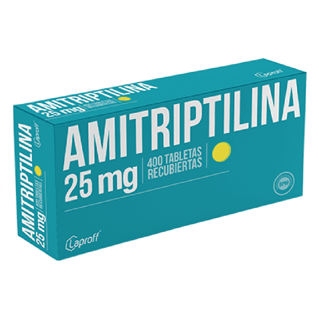 AMITRIPTILINA 25 MG X 400 TAB (LAPROFF)