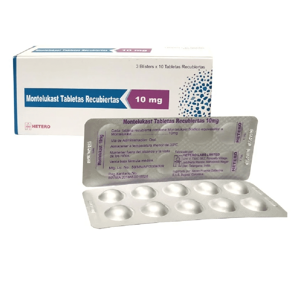 MONTELUKAST 10MG X 30 TAB (HETERO)