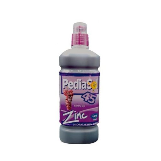 SUERO ORAL PEDIASOL  UVA + ZINC 45   X 500 ML