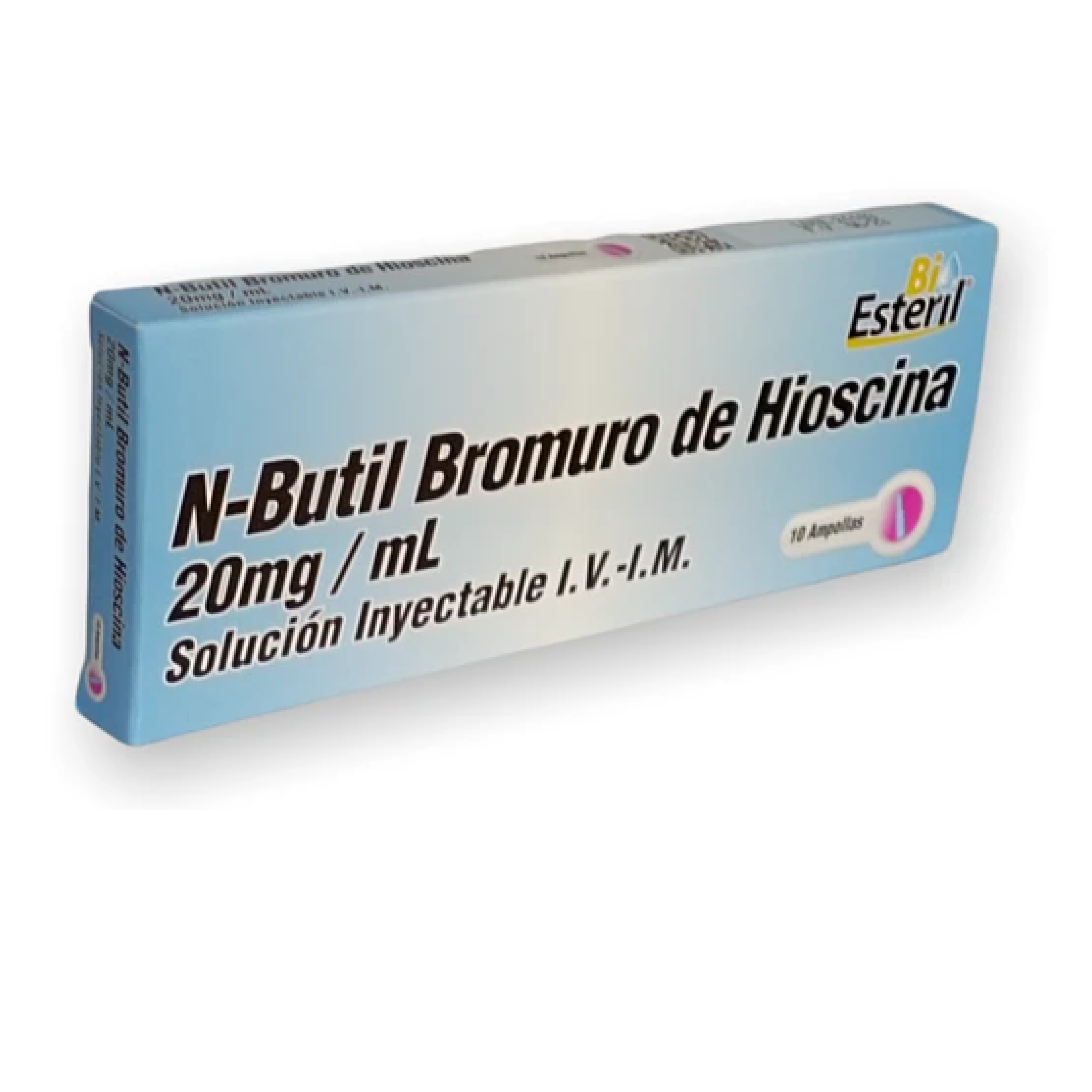 HIOSCINA 20 MG / 1 ML  X 10 AMP (BIOESTERIL)