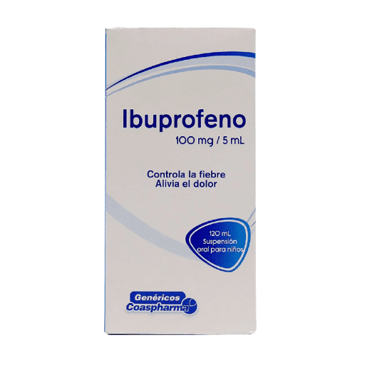IBUPROFENO 2% SUSP  100MG/5ML  NIÑOS FRASCO  X 120 ML (FRESA) (COASPH)