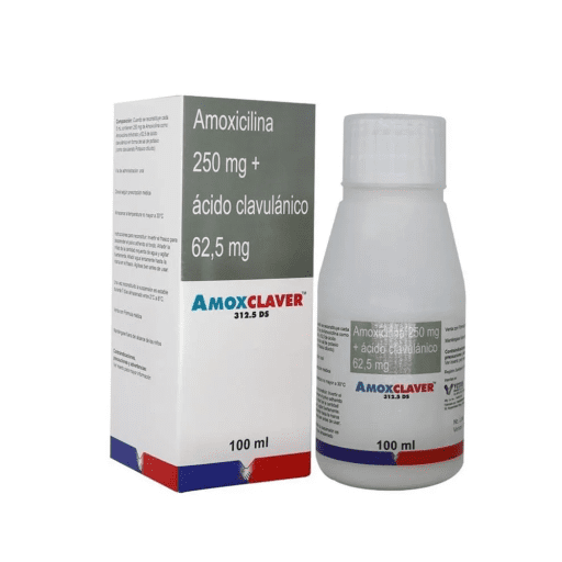 AMOXICILINA 250 MG + ACIDO CLAVULANICO 62.5  (AMOXCLAVER) X 100 ML