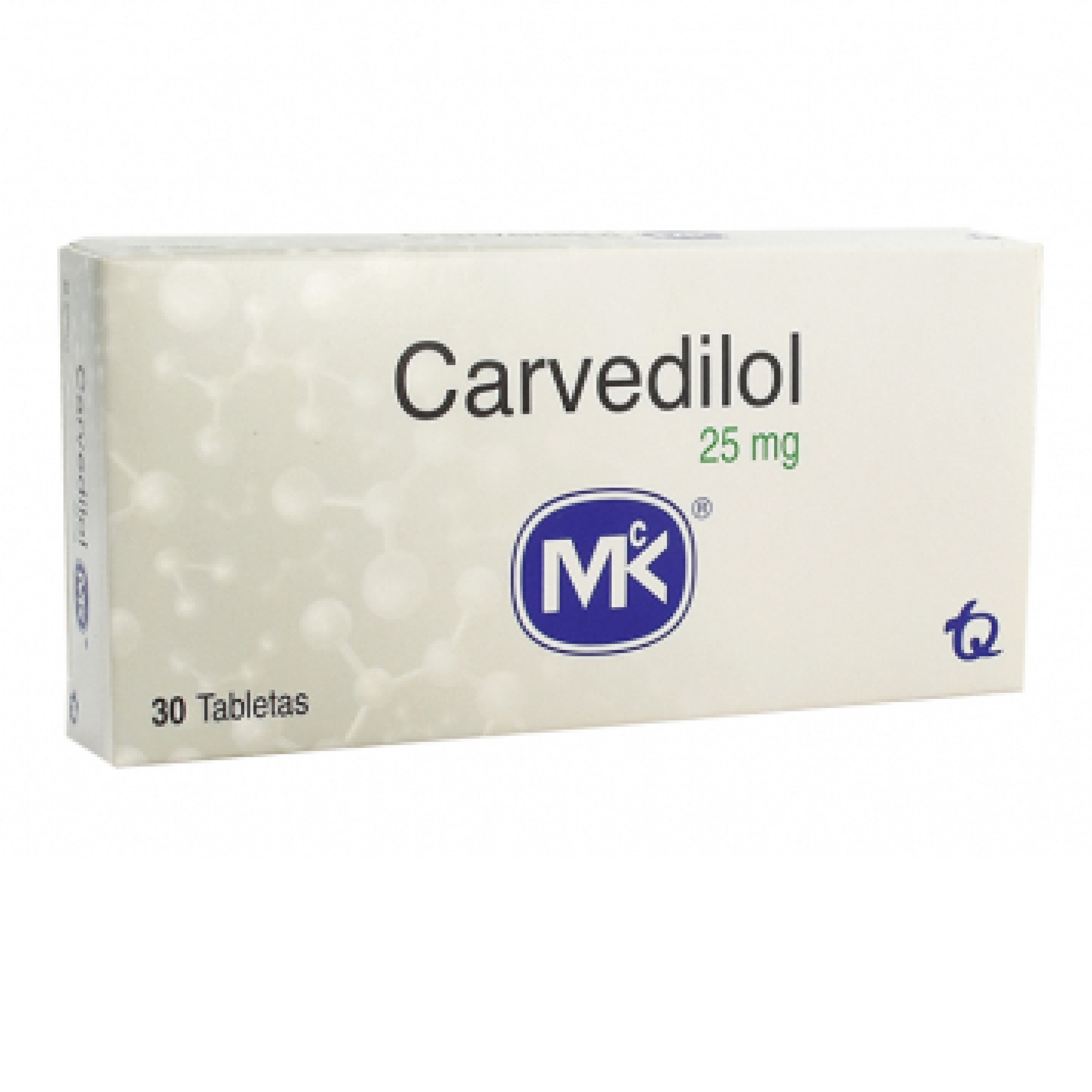 CARVEDILOL 25MG X 30 TBS (MK)
