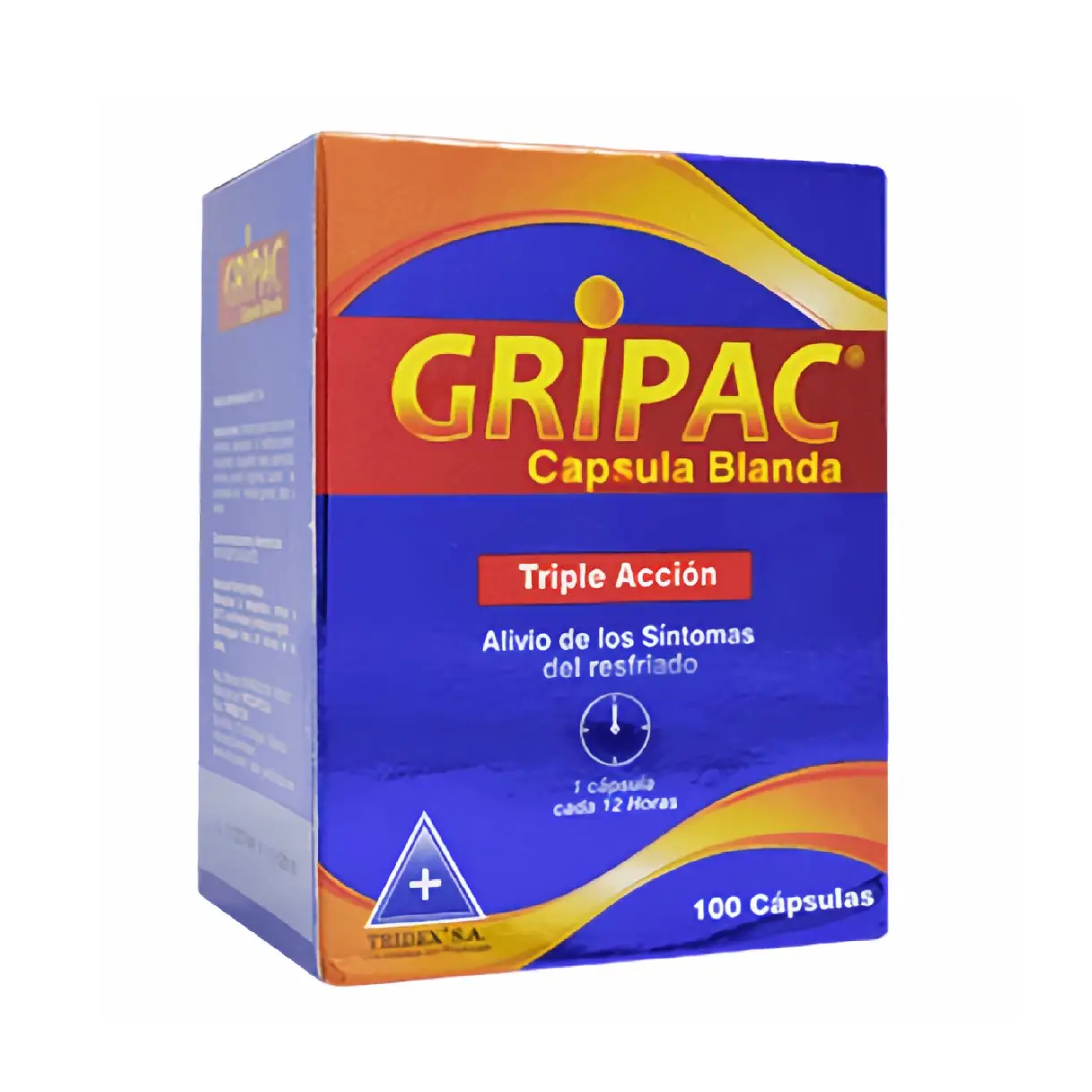 GRIPAC (ACET+CLORFER+FENIL) X 100 CAPS DE GELATINA   (TRIDEX)