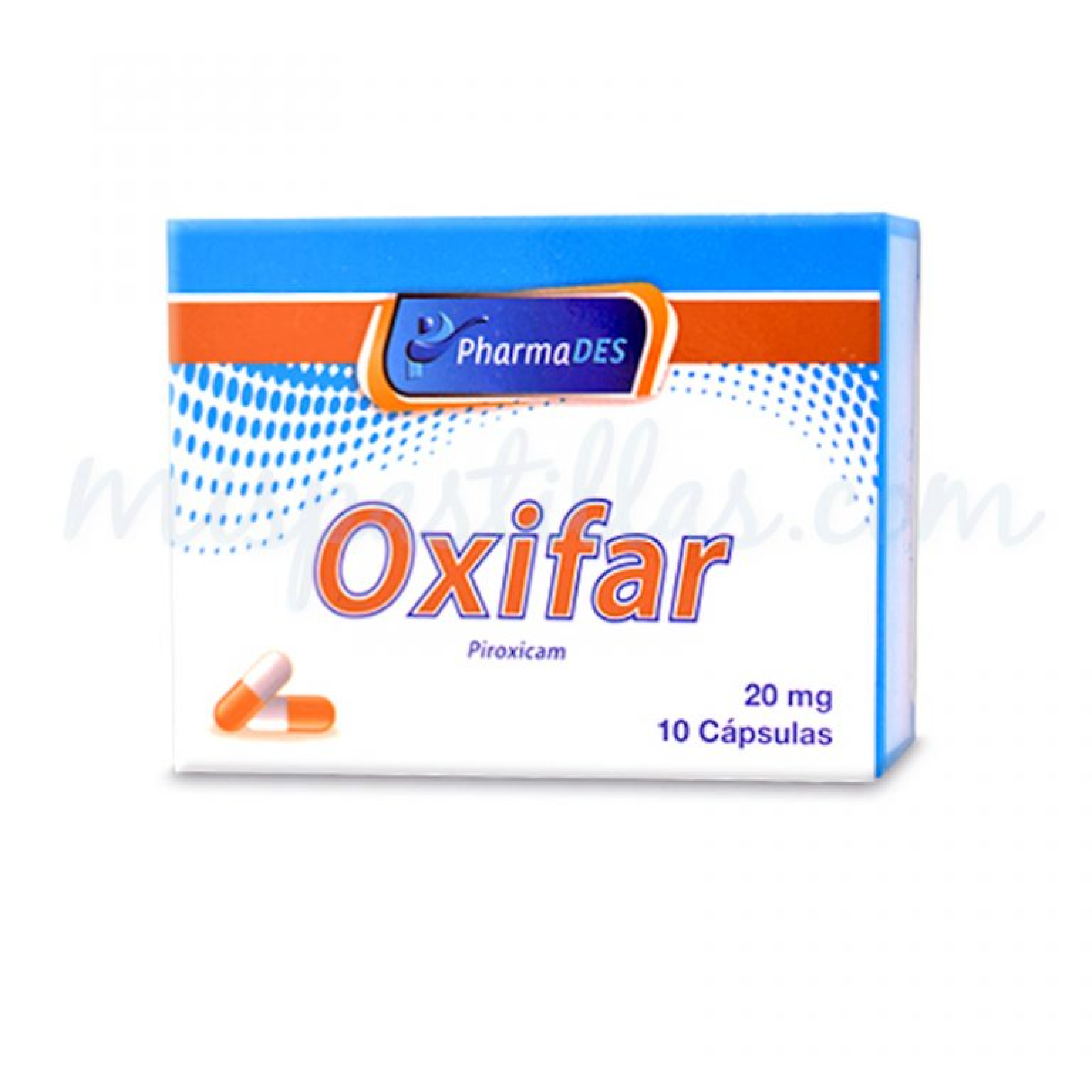 PIROXICAM 20 MG X 10 CAPS (OXIFAR) (TRIDEX)
