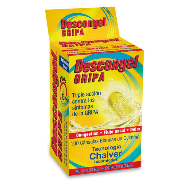 DESCONGEL GRIPA X 100 CAP (CHALVER)