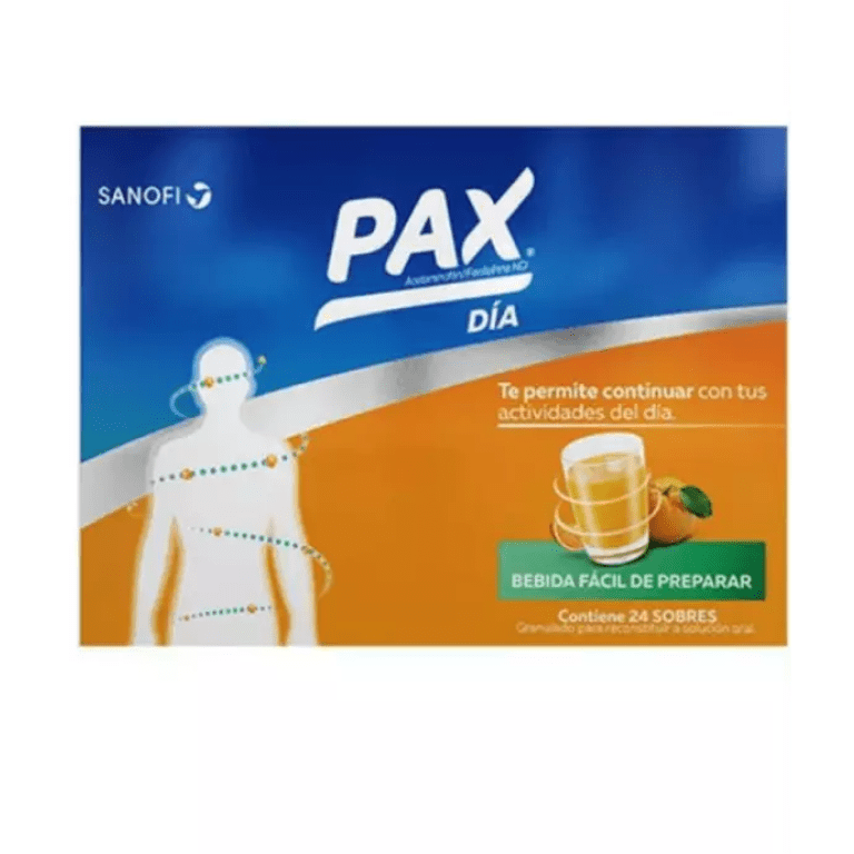 PAX DIA BEBIDA NARANJA - CAJA X 24 SOBRES (SANOFI)/EUROFARMA