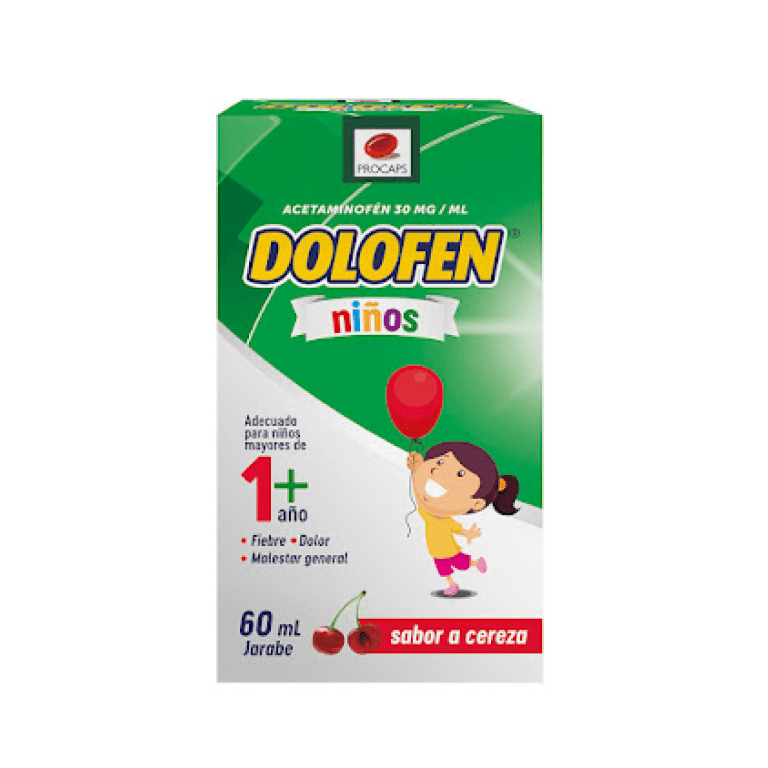 DOLOFEN(ACETAMINOFEN) JARABE X 60 ML (PROCAPS)