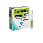 AMIKACINA 500 MG/2ML  X 10 AMP -- VITALIS