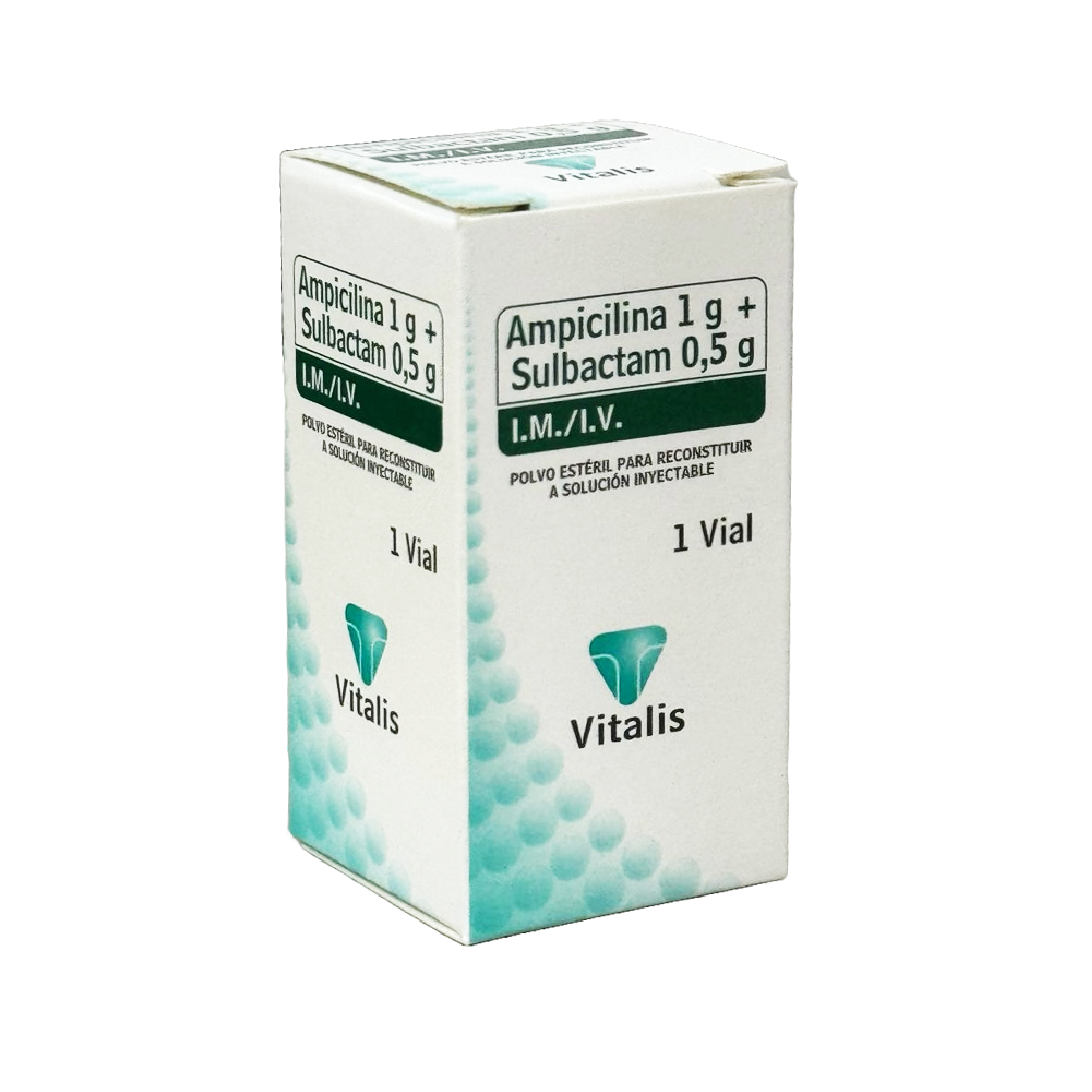 AMPICILINA SULBACTAM 1.5GM AMPOLLA (VITALIS)