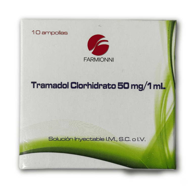 TRAMADOL 50 MG X 10 AMPOLLAS (FARMIONNI)