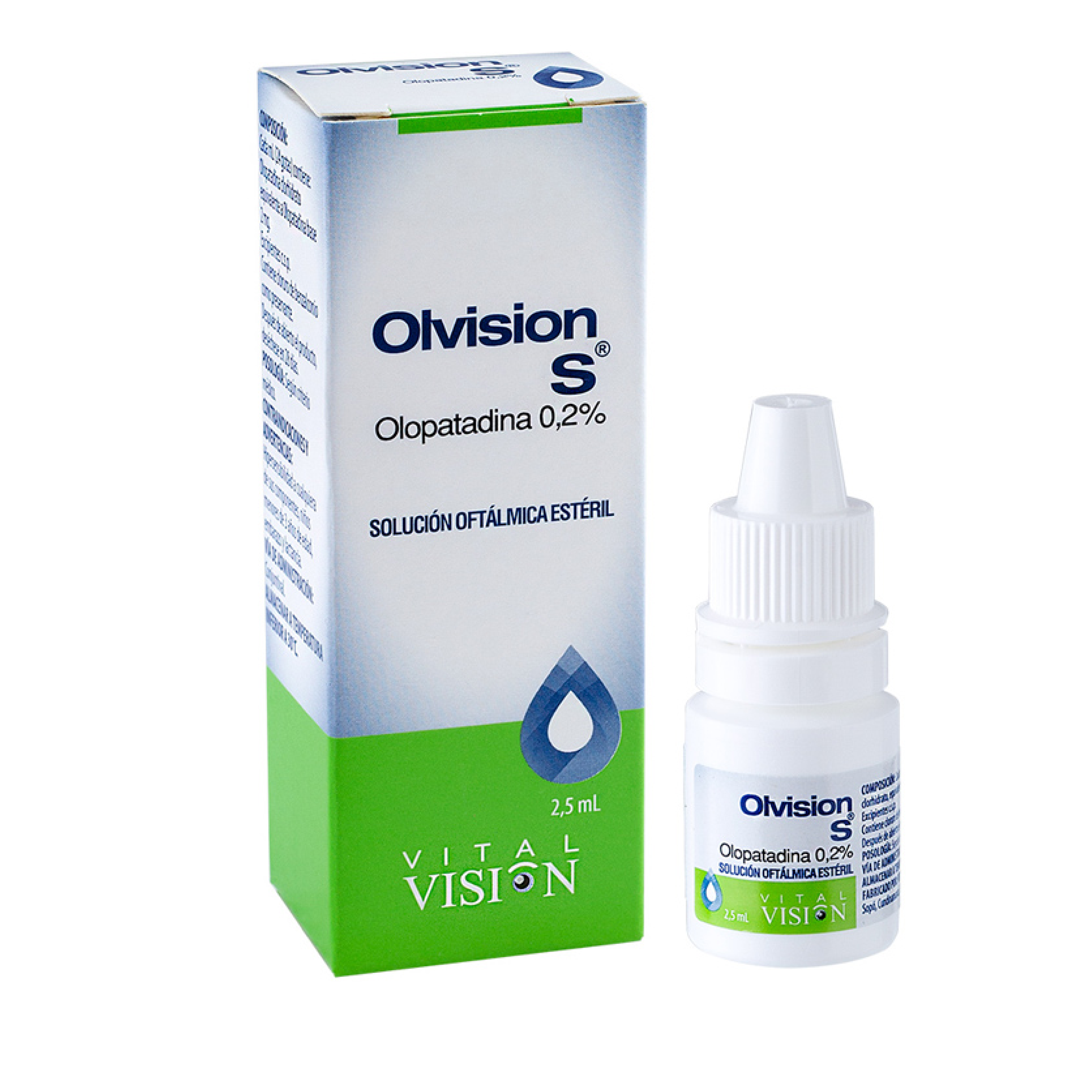OLVISION (OLOPATADINA 0.2%) GOTAS OFTALMICAS FRASCO X 2.5 ML (VITALIS)