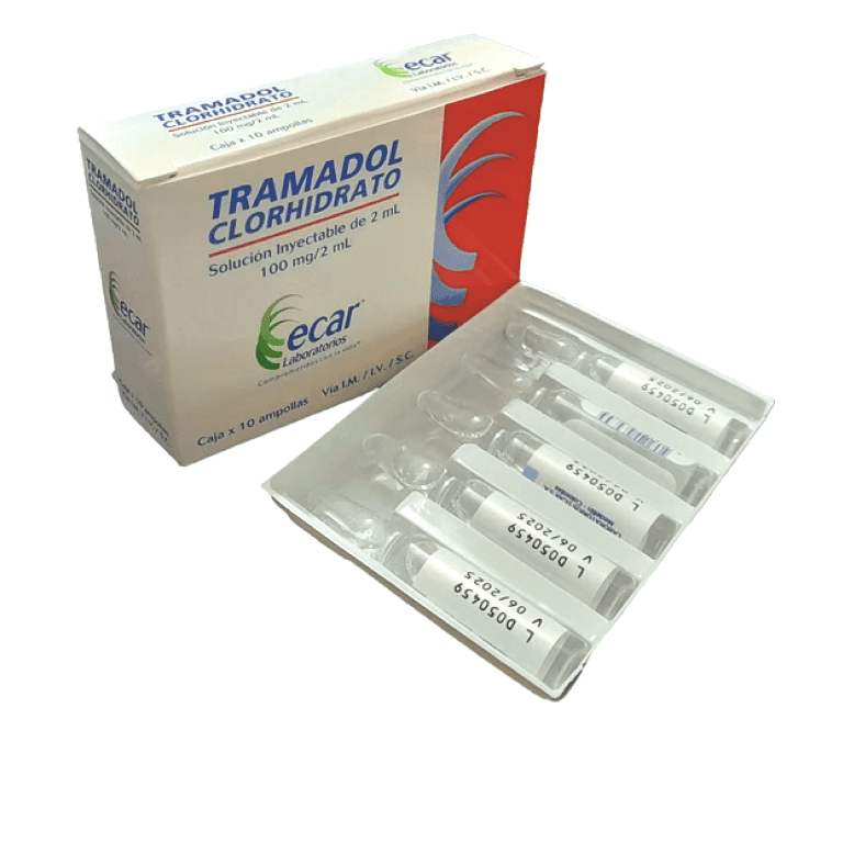 TRAMADOL CLORHIDRATO 100MG/2ML CAJA X 10 AMP  I.M./I.V/S.C -ECAR