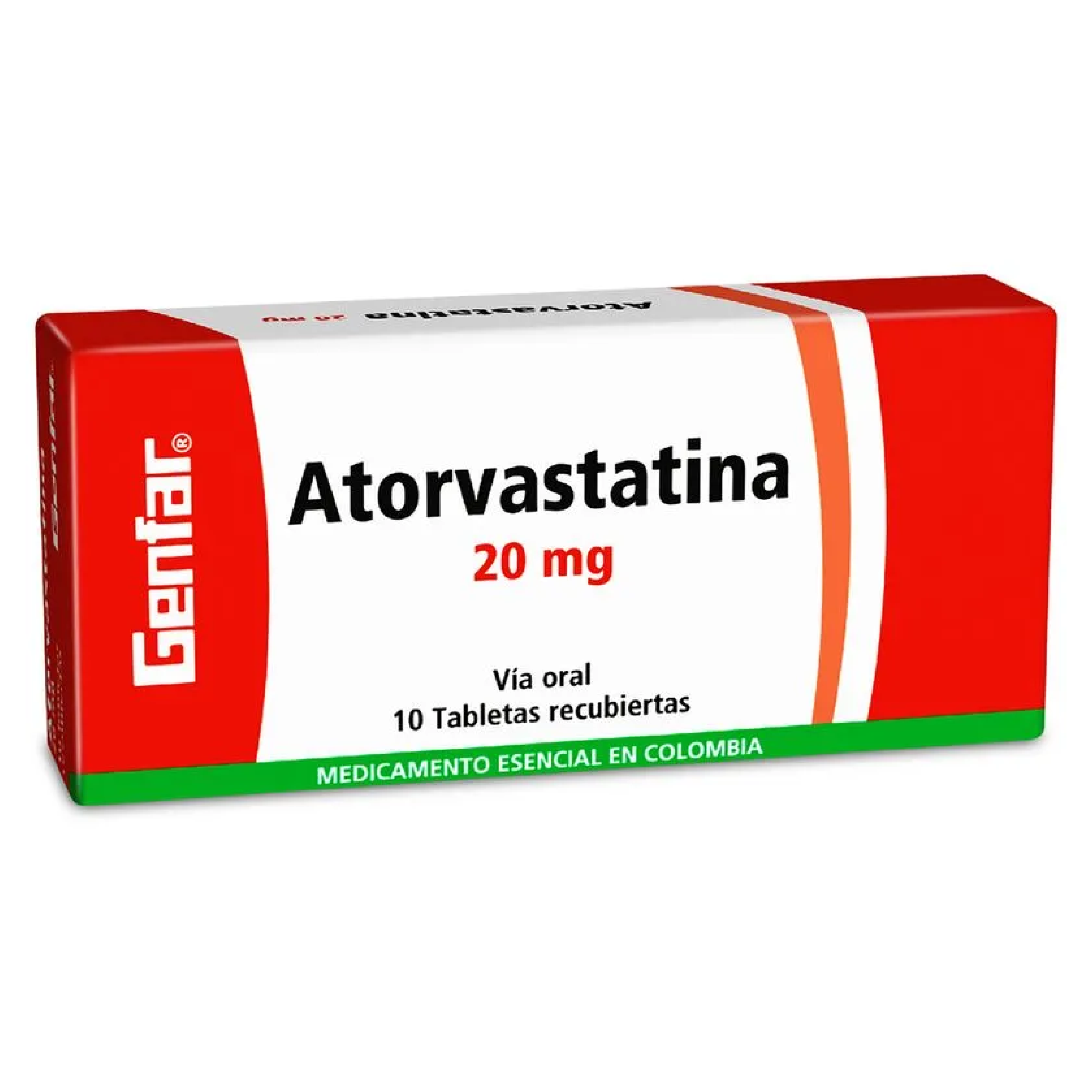 ATORVASTATINA 20 MG X 30 TAB (GENFAR)