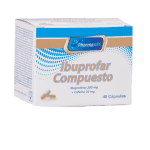 IBUPROFAR COMPUESTO (IBUPROFENO+CAFEINA) X48 TBS