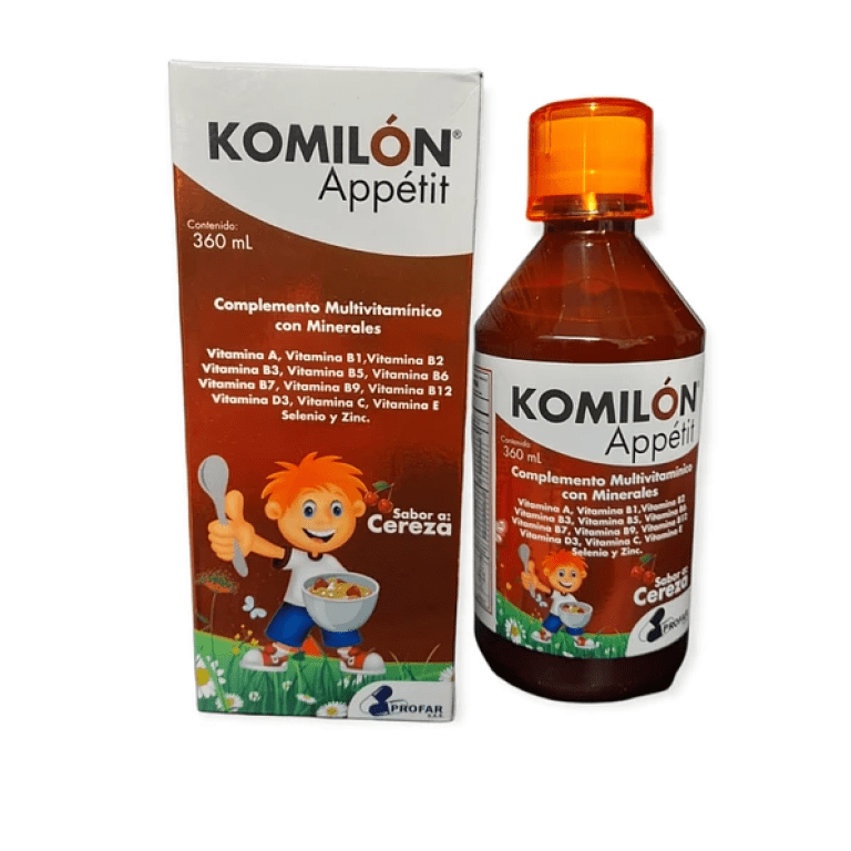 KOMILON APPETIT JBE CEREZA -PREBIOTICOS  FRASCO X 360 ML -PROFAR SAS