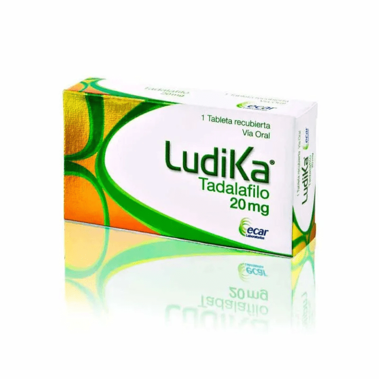 LUDIKA (TADALAFILO) 20 MG CAJA X 4 TBS