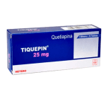 QUETIAPINA 25 MG CAJA X 30 (TIQUEPIN) (HETERO)