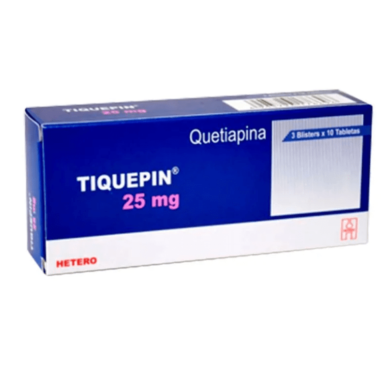 QUETIAPINA 25 MG CAJA X 30 (TIQUEPIN) (HETERO)