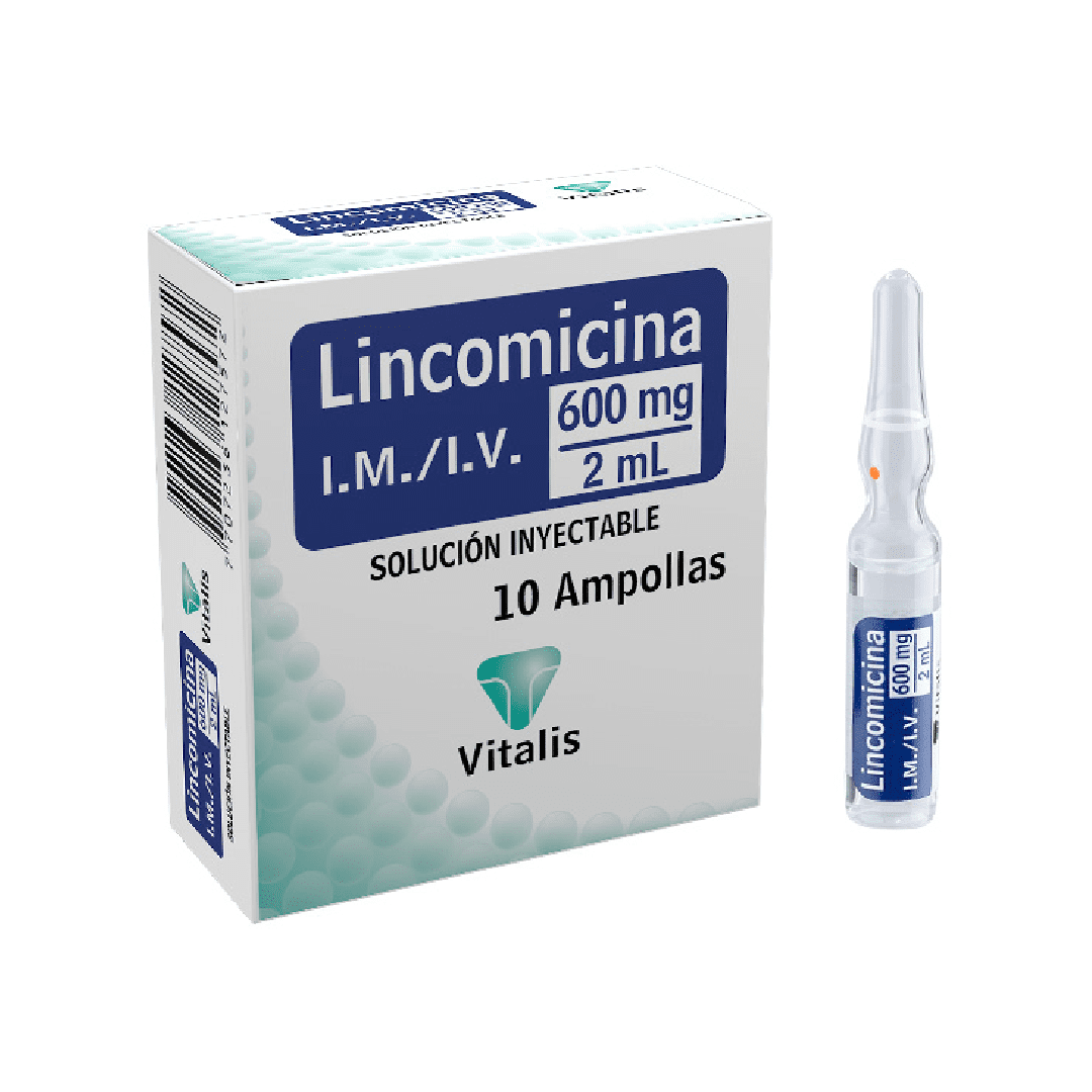 LINCOMICINA 600 MG X 10 AMP (VITALIS)