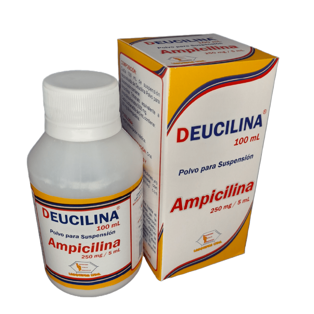 DEUCILINA (AMPICILINA) 250 MG X 100 ML--LABQUIFAR