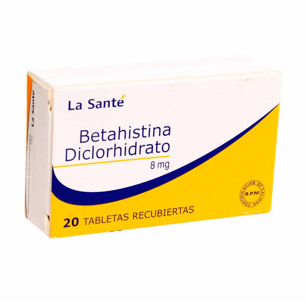 BETAHISTINA 8 MG X 20 TAB (LA SANTE)