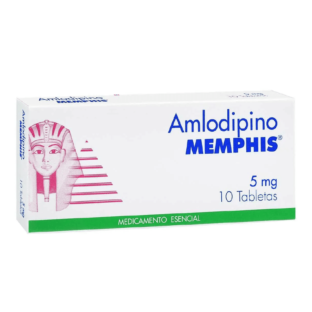 AMLODIPINO 5MG X 10 TBS (MEMPHIS)