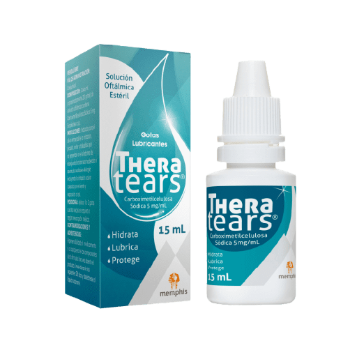 THERA TEEARS(CARBOXIMETILCELULOSA  5MG/ML) GOTAS FCO X 15 ML MEMPHIS