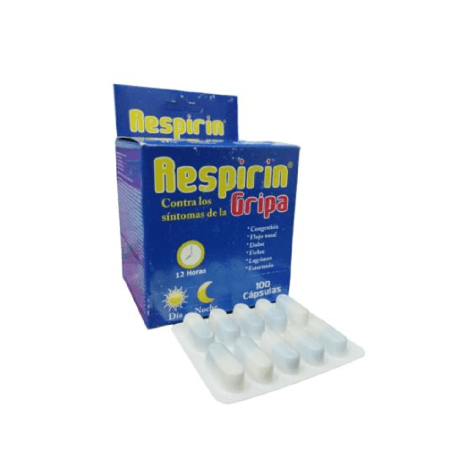 RESPIRIN (ACETA/CAFE/FENILE) GRIPA X 100 CAP (SAMLY)