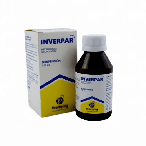 INVERPAR(METRONIDAZOL/NIFUROXAZIDA) FCO X 120 ML (BREMYNG)