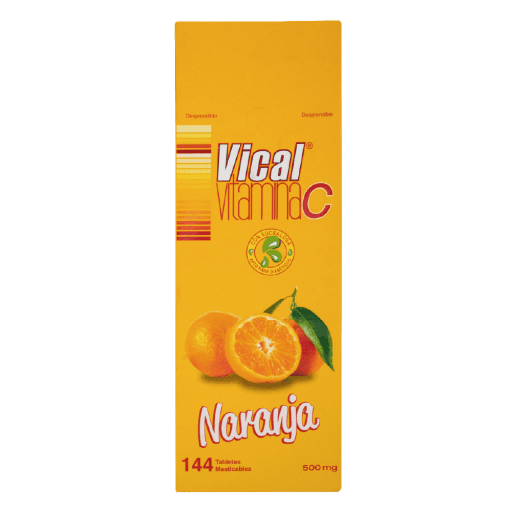 VICAL C 500 MG X 144 TBS NARANJA(ECAR)