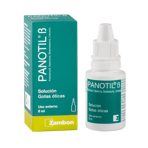 PANOTIL B (POLIMI+NEOMIC+BETAME+LIDOCA) GOTAS OTICAS X 8ML- ZAMBON