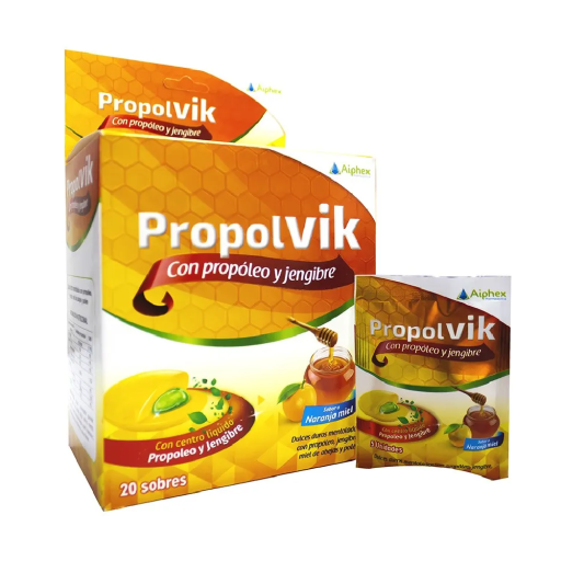 PROPOLVIK DIA - BEBIDA NARANJA - CAJA X 24 SOBRES (AIPHEX)- SIN AZUCAR